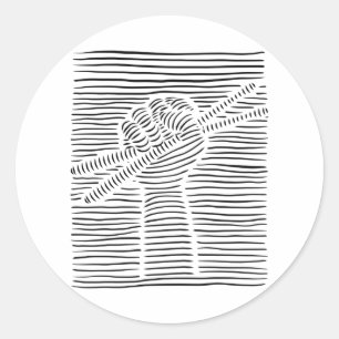 Sticker Rond Batterie Batterie Batterie Batterie Batterie