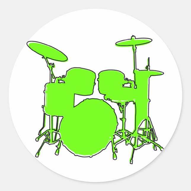 Sticker Rond batterie oddRex (Devant)