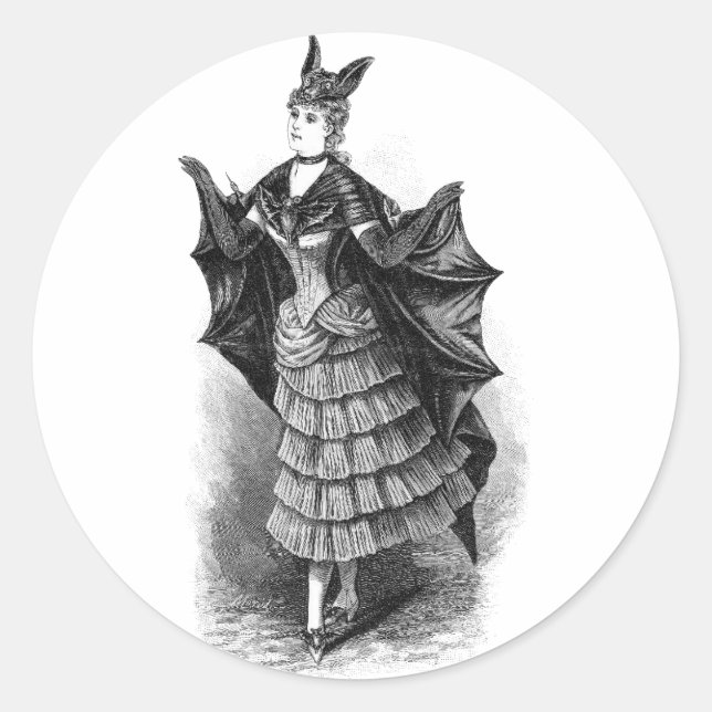 Sticker Rond Batwoman 1899 (Devant)