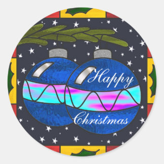 Sticker Rond Baules en verre