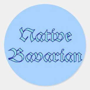 Sticker Rond Bavarian bavarois