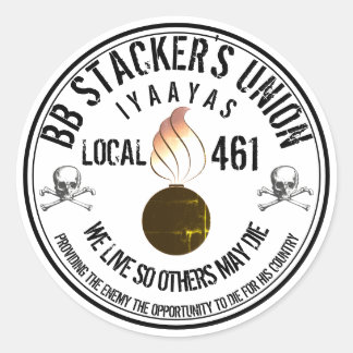 Sticker Rond BB Stacker's Union