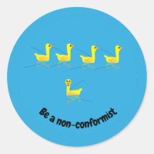 Be a non-conformist Cute Motivational Ducks