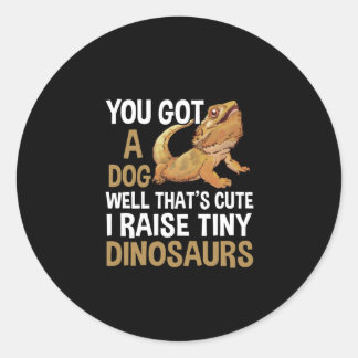 Sticker Rond Bearded Dragon Pet