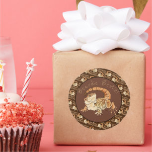 Sticker Rond Beardie Bestie !