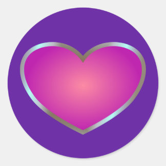 Sticker Rond Beat rose