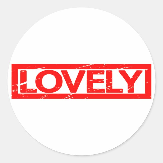 Sticker Rond Beau Timbre (Devant)