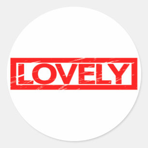 Sticker Rond Beau Timbre
