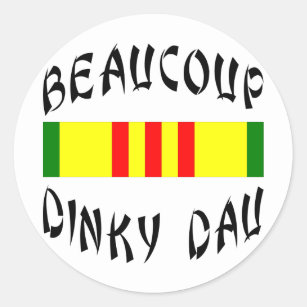 Sticker Rond Beaucoup Dinky Dau Vietnam