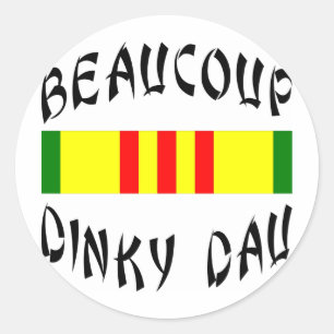 Sticker Rond Beaucoup Dinky Dau Vietnam
