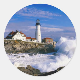 Sticker Rond Beauté de phare