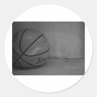 Sticker Rond Beauté du basket-ball