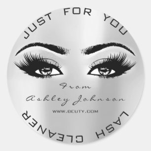 Sticker Rond Beauté Lashes Extension Nettoyeur de maquillage gr