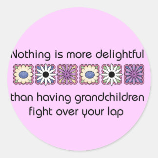 Sticker Rond Beaux Petits-Enfants