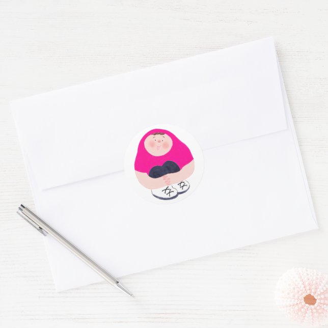 Sticker Rond Bébé (Enveloppe)