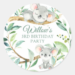 Autocollants Stickers Koala Mignon Zazzle Fr