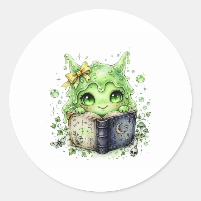 Sticker Rond Bébé Morve (Devant)
