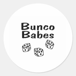 Sticker Rond Bébés de Bunco