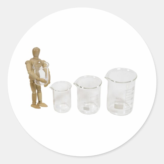 Sticker Rond BécherHolding013110 (Devant)