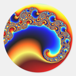Sticker Rond Beckoning 2 - Fractal