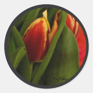 Sticker Rond Becky's Tulips jGibney Signature Greenville SC The
