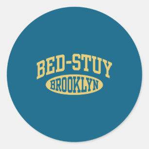 Sticker Rond Bed Stuy Brooklyn
