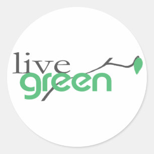 Sticker Rond beGreen4