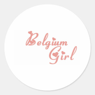 Sticker Rond Belgique