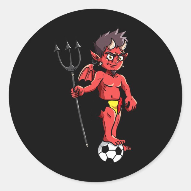 Sticker Rond Belgique Football Red Devils De Rode Duivels (Devant)