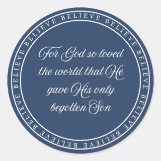 Sticker Rond Believe - Flush Seal 