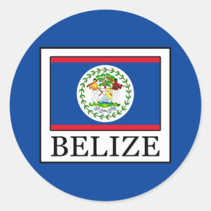 Sticker Rond Belize