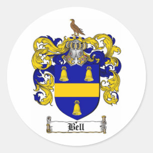 STICKER ROND BELL FAMILLE CREST - BELL COAT D'ARMES