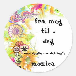 Sticker Rond bellabells meg&deg