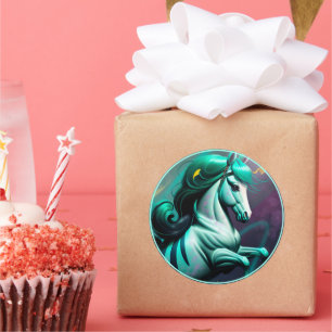 Sticker Rond Belle 3D Spirit Pony 24