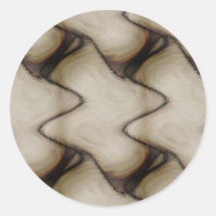 Sticker Rond Belle abstraction laisse une impression durable