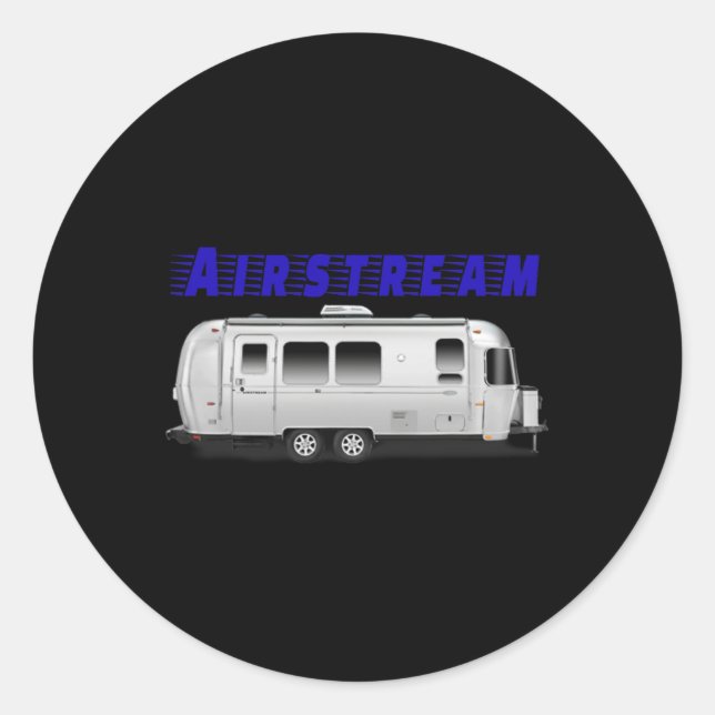 Sticker Rond Belle Airstream  (Devant)