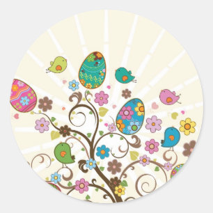 Sticker Rond Belle conception est d'oeufs !