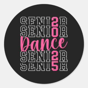 Sticker Rond Belle Danse Senior 2025 Cl De 2025 Danseur Senior