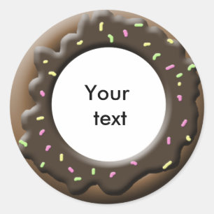 Sticker Rond Belle Donut