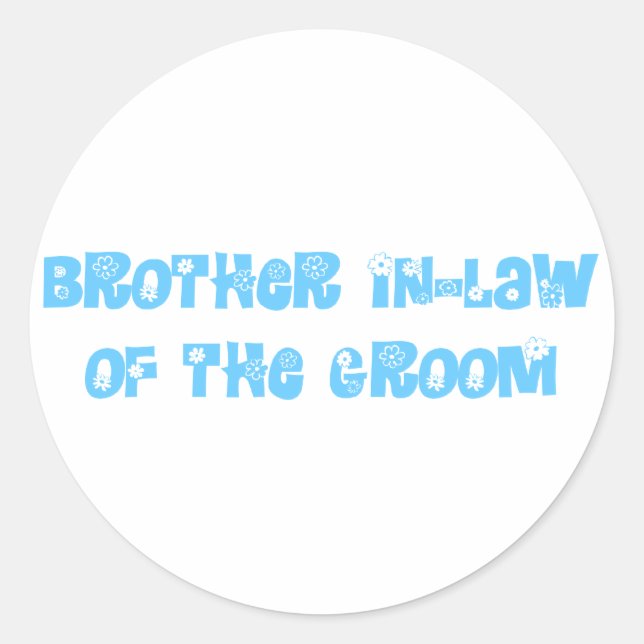 Sticker Rond Belle-mère de la chambre (Devant)