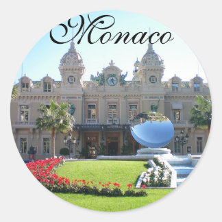Sticker Rond Belle Monaco
