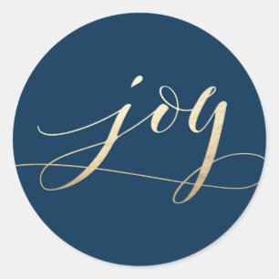 Sticker Rond Belles vacances de Noël d'aluminium de Faux de