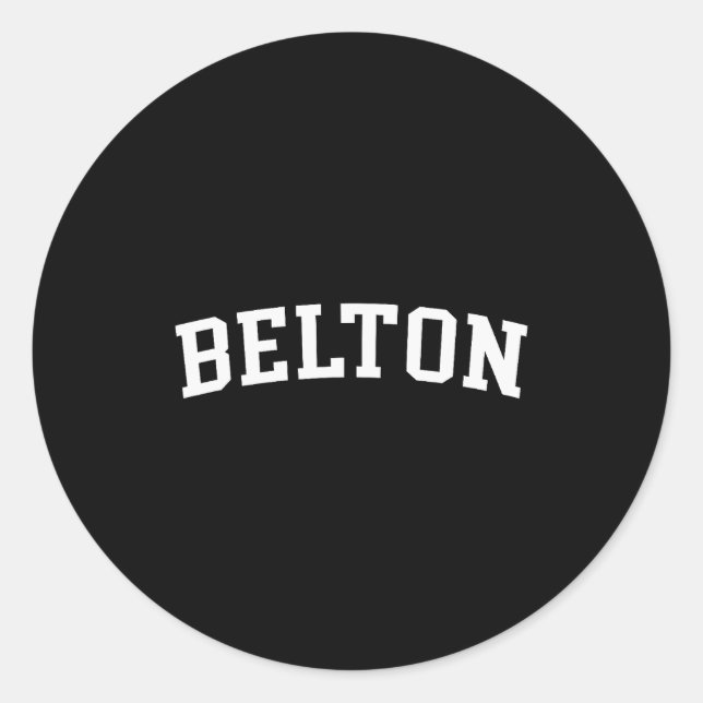 Sticker Rond Belton  (Devant)