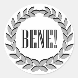 Sticker Rond Bene ! Bon boulot !