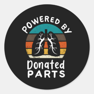 Sticker Rond Bénéficiaire de l'organe I Survivant de la transpl