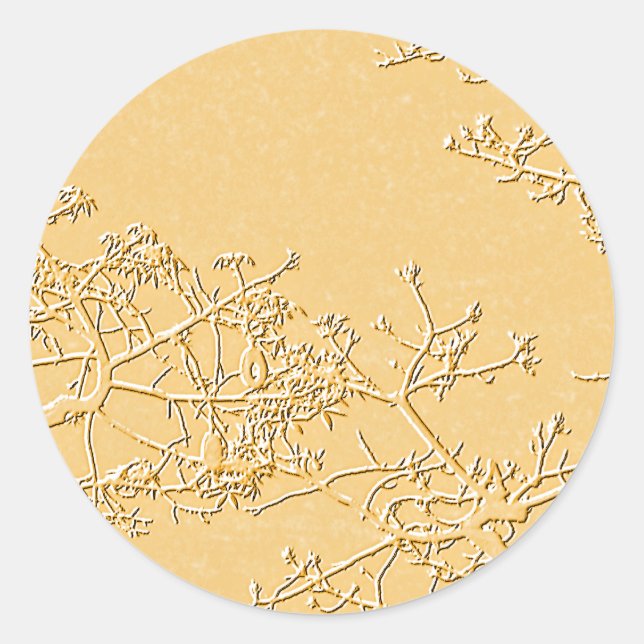 Sticker Rond Bénissez-vous (Devant)