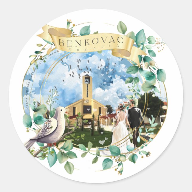 Sticker Rond Benkovac (Devant)