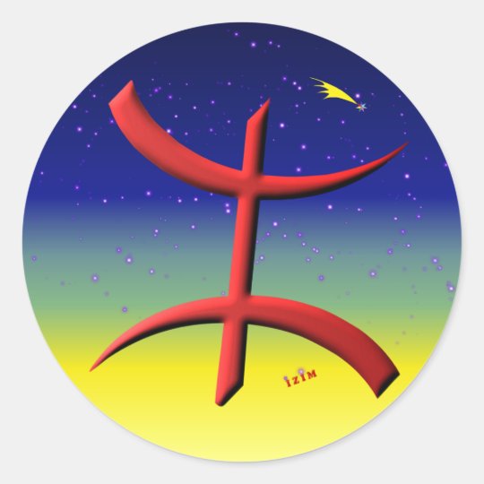 Sticker Rond Berbere Kabyle Zazzle Fr