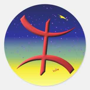 Sticker Rond berbere, kabyle