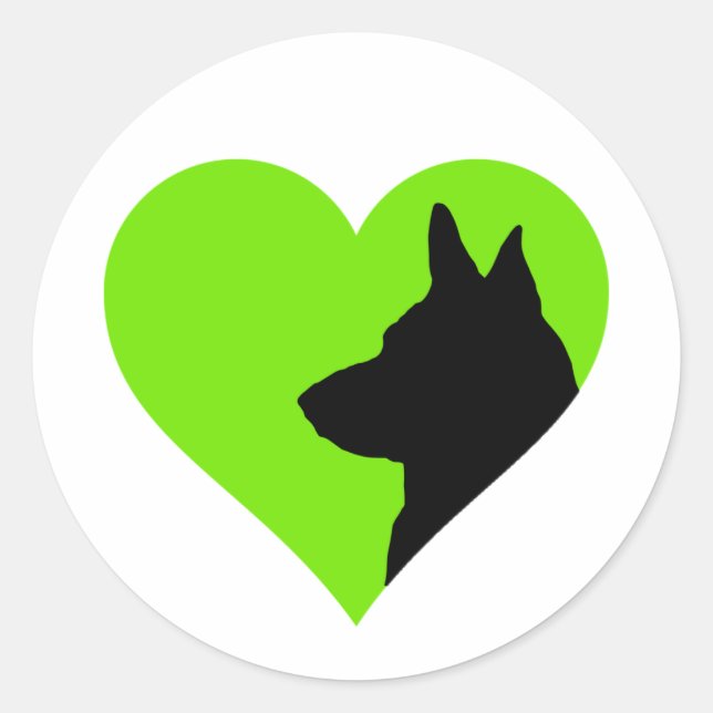 Sticker Rond Berger allemand (Devant)